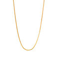 18KT Yellow Gold Glossy Ridged Gold Chain,,hi-res image number null