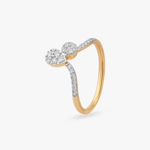 Radiant Duo Diamond Ring