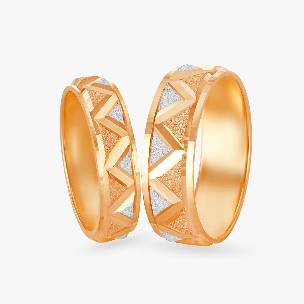 Tanishq gold couple online rings with price