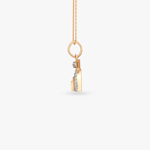 Rainbow Wish Diamond Pendant for Kids