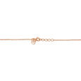 18KT Rose Gold Dreamy Heart Strings And Gorgeous Floral Chain,,hi-res image number null
