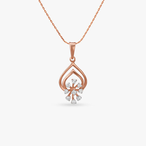 Blush Bloom Diamond Pendant