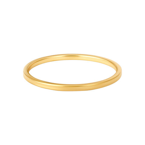 Minimalist Yellow Gold Bangles