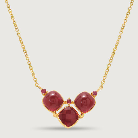 Rhapsody Radiance 14KT Ruby Necklace