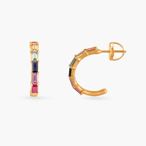 Rainbow Symphony Stud Earrings