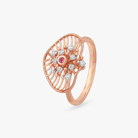 Aura Floral Diamond Ring