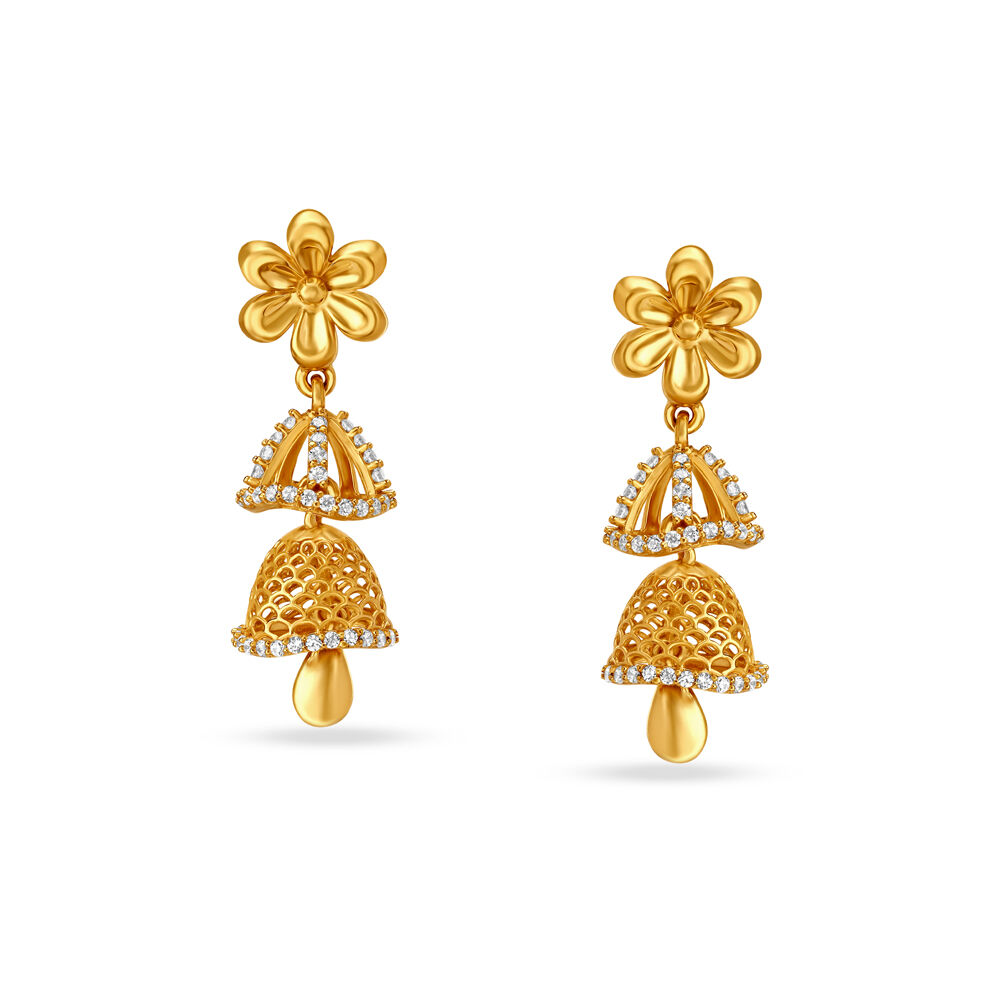 Gold jhumka under 30000 online