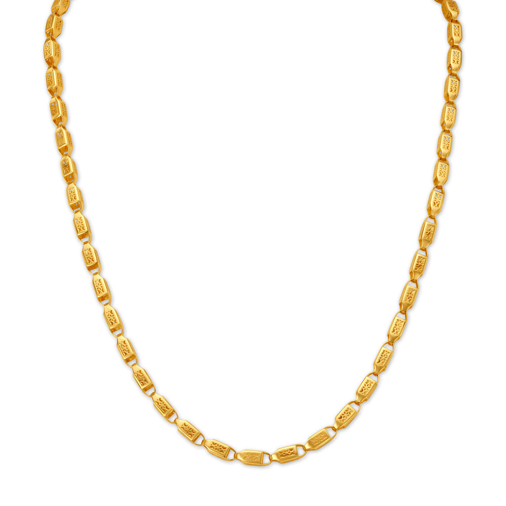 Tanishq gold chain online design with price