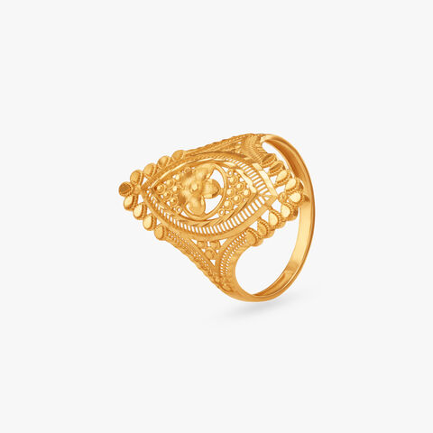 Blossom Radiance Gold Ring