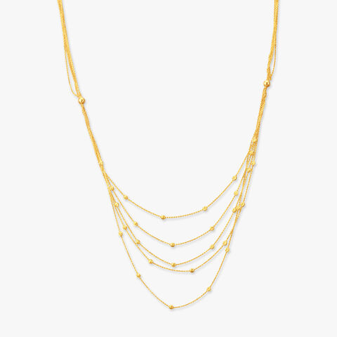 Layered Bead Gold Chain