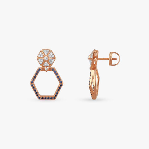 Versatile Sparkle Diamond Drop Earrings