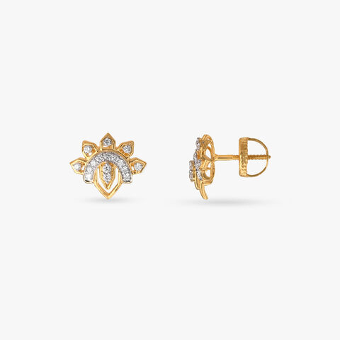 Bloom Bold Diamond Stud Earrings