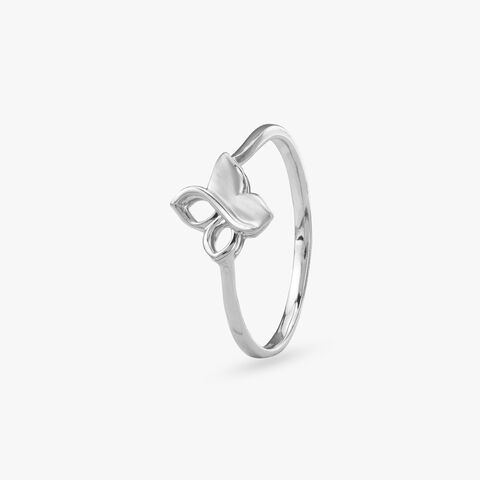Petal Whisper Platinum Ring