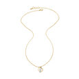 Diamonds & Teardrops Gold Pendant and Chain,,hi-res image number null