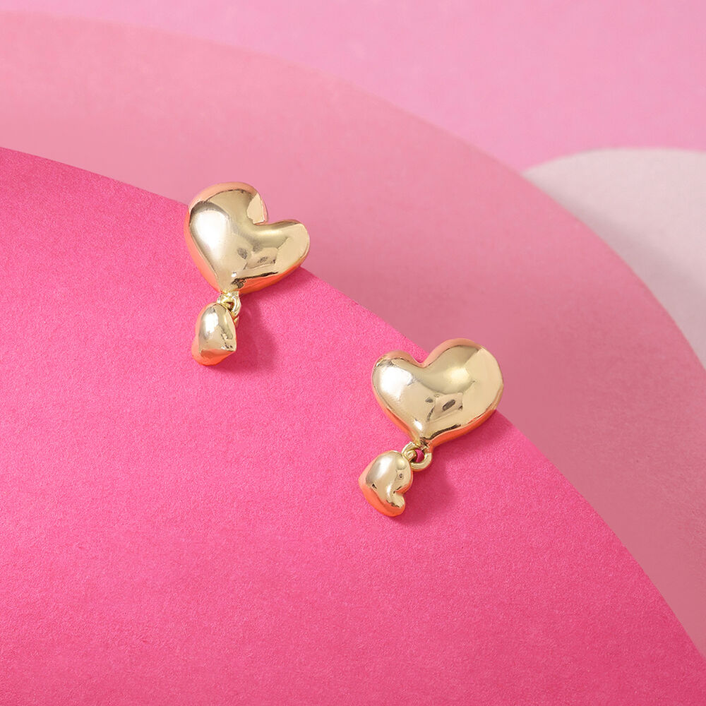 Tanishq heart shaped earrings shop