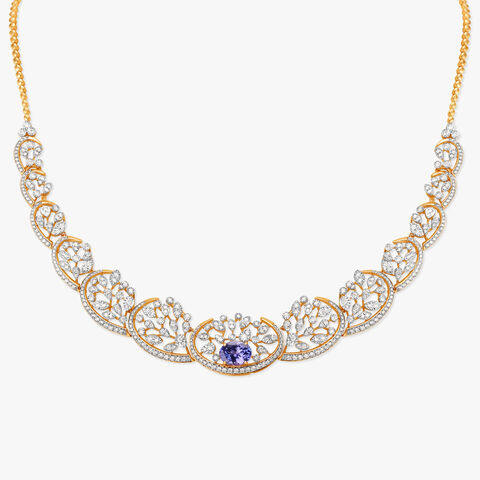Glistening Dew Diamond Necklace Set