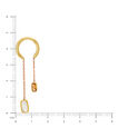14KT Yellow Gold Drop Earrings,,hi-res image number null