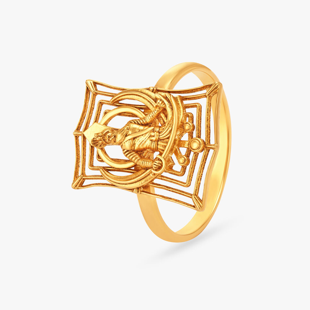 Guru Gents Gold Ring | Gents gold ring, Gents ring, Gold rings