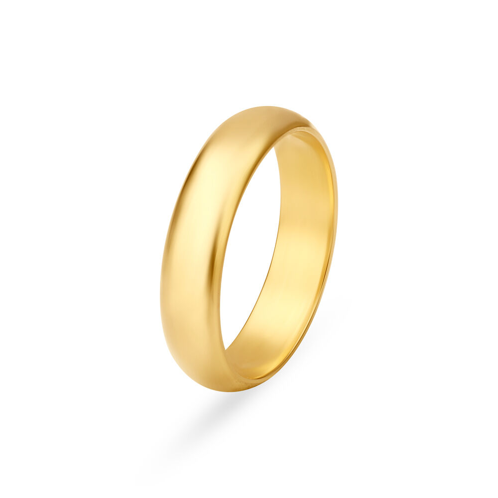 5mm French Curve Ring in 10kt Yellow Gold