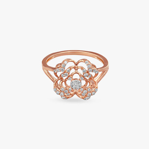 Blooming Radiance Diamond Finger Ring