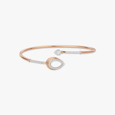 Radiant Curve Diamond Bangle