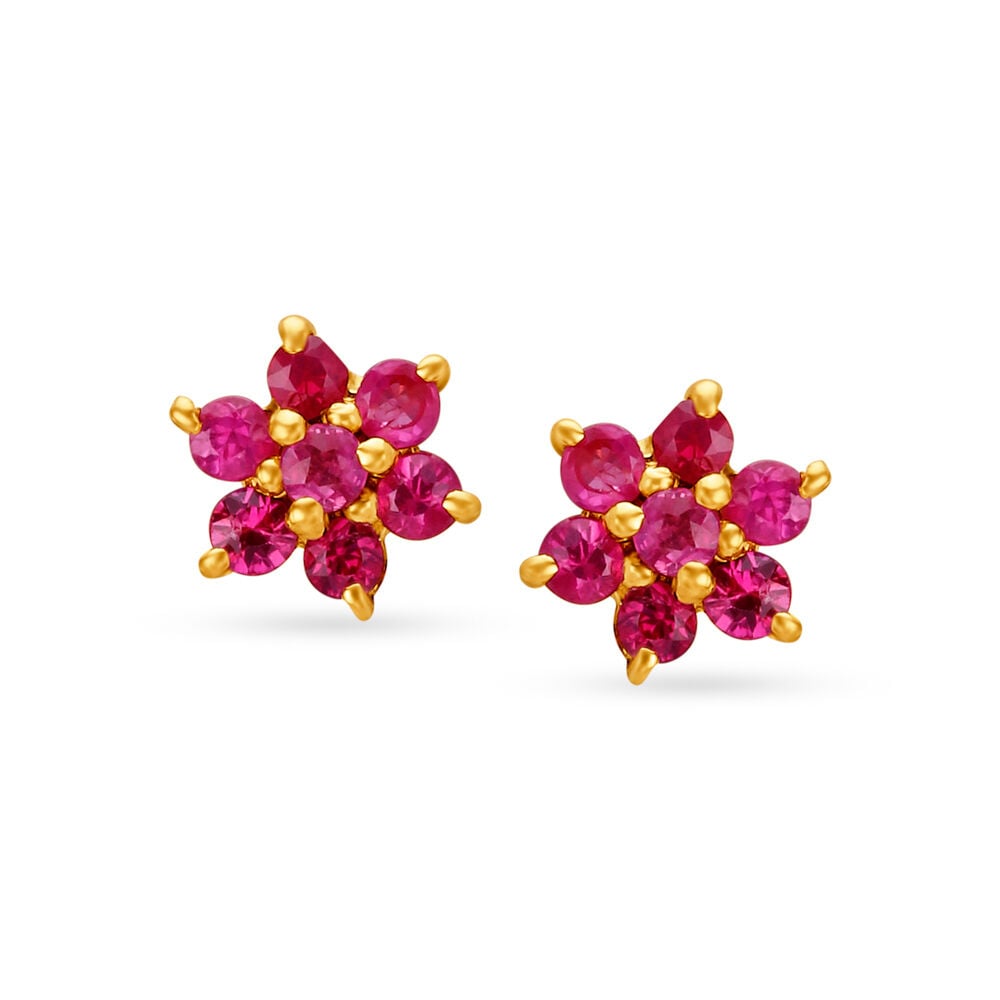 Mia by Tanishq 14 KT Yellow gold Festive Lit Diamond Stud Earrings Yellow  Gold 14kt Stud Earring Price in India - Buy Mia by Tanishq 14 KT Yellow  gold Festive Lit Diamond Stud Earrings Yellow Gold 14kt Stud Earring online  at Flipkart.com