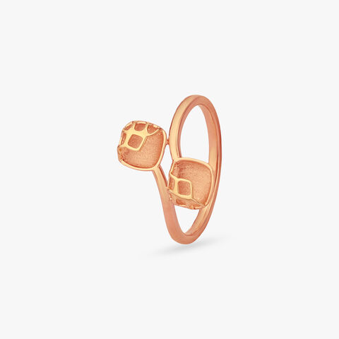 Pebble Poise Gold Ring