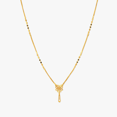 Openwork Floral Drop Mangalsutra