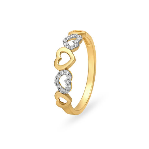 Charming Diamond Finger Ring