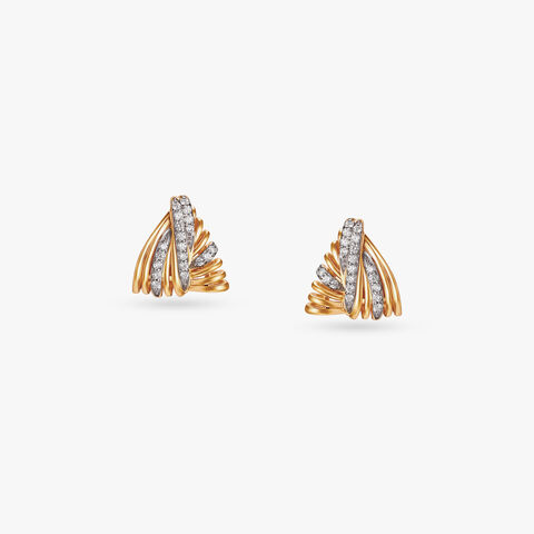 Timeless Twist Diamond Drop Earrings