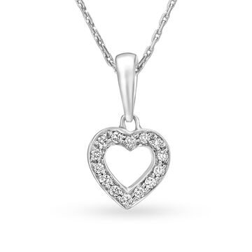 Lovely Hearts Diamond Pendant