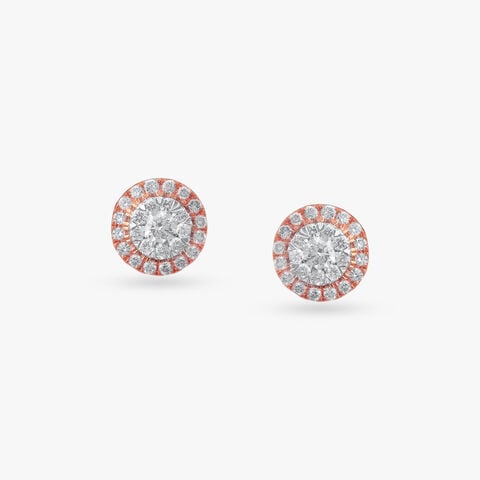Twinkle Nest Diamond Stud Earrings