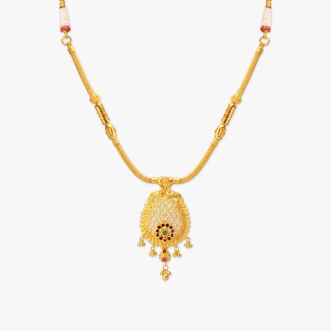 Net Bloom Gold Necklace