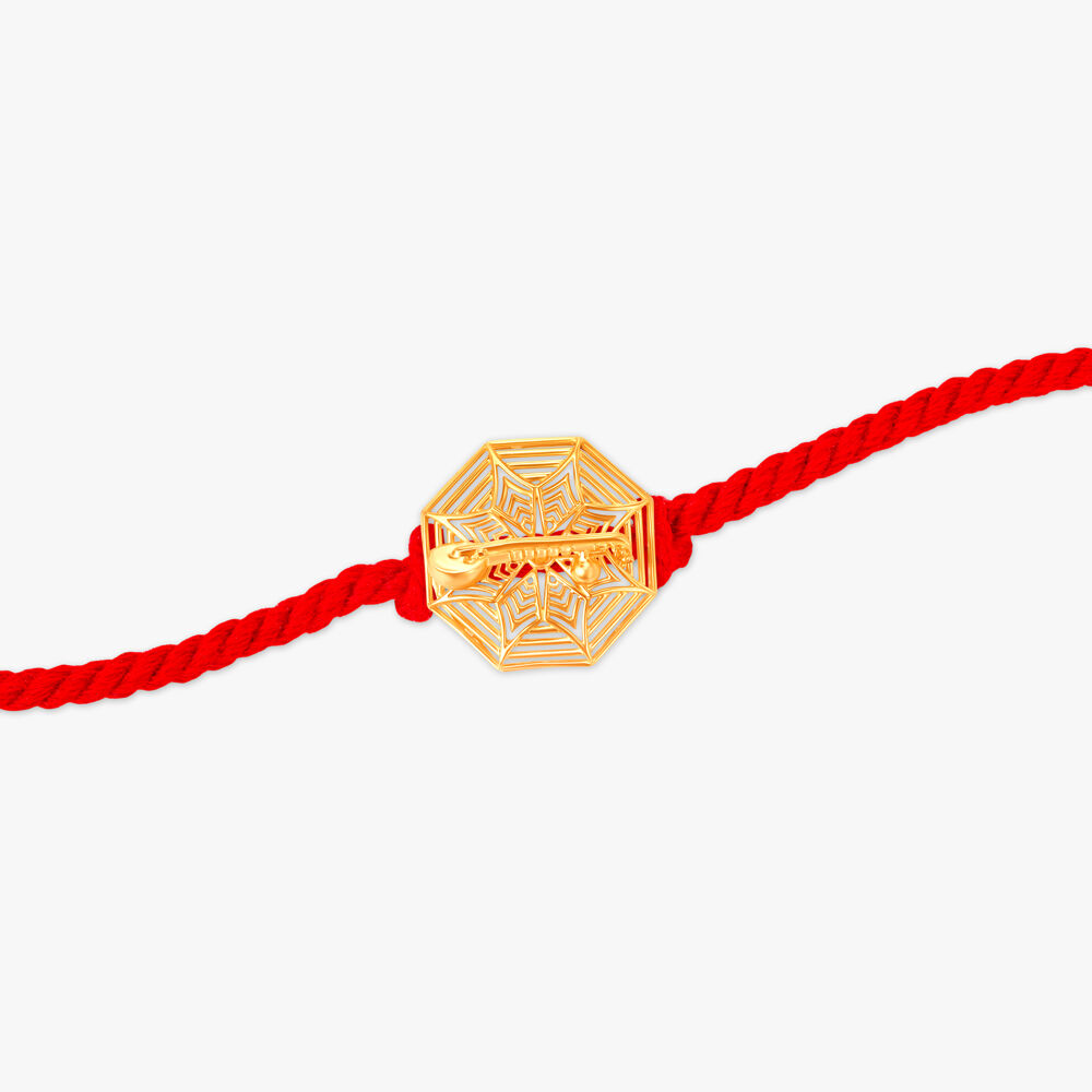 Gold rakhi for brother tanishq top