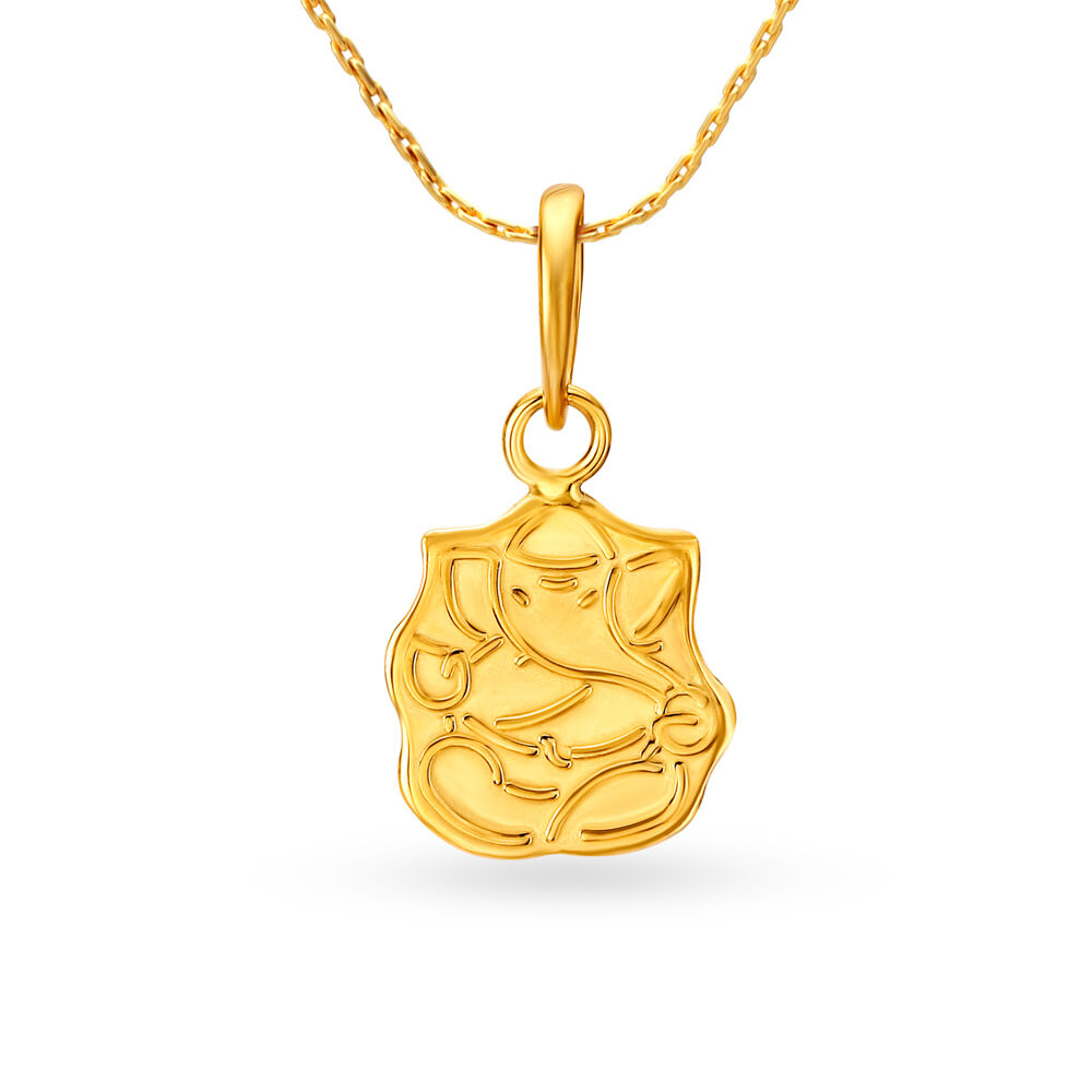 Tanishq ganesh clearance pendant
