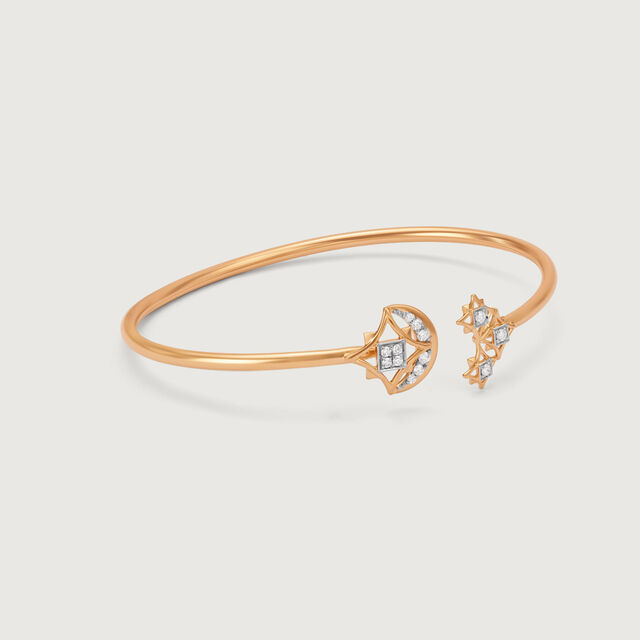 Sisterhood Shimmer 14 KT Diamond Bangle,,hi-res image number null