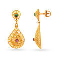 Majestic Gold Pendant and Earrings Set,,hi-res image number null