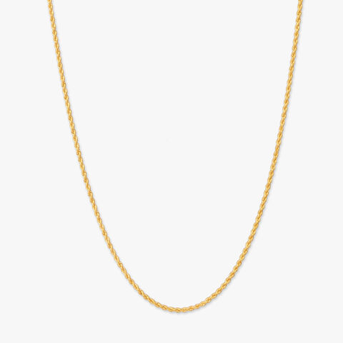 Rope Gleam Gold Chain