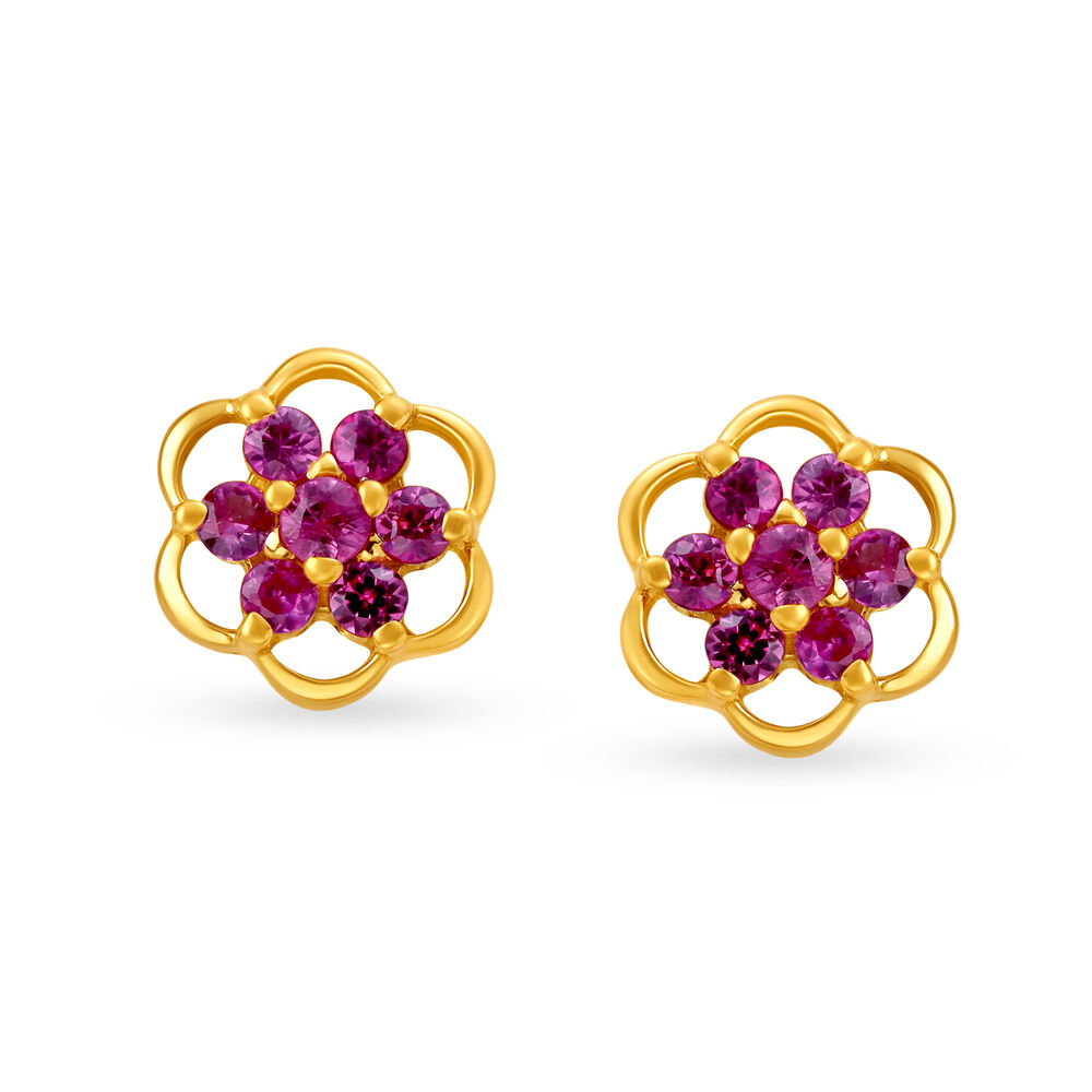 Kids new arrivals ruby earrings