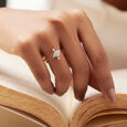 Radiant Flower Diamond Ring,,hi-res image number null
