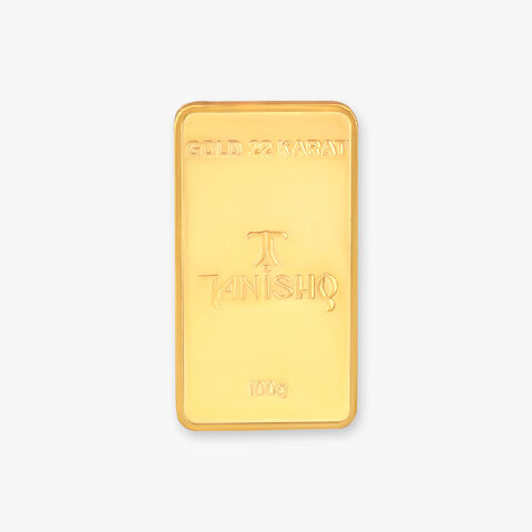 100 gram 22 Karat Gold Biscuit
