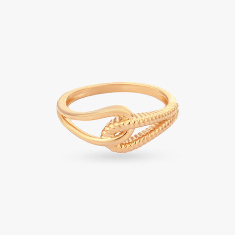 Twisted Rope Gold Ring alternate view 1