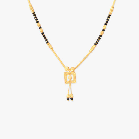 Square Frame Drop Mangalsutra