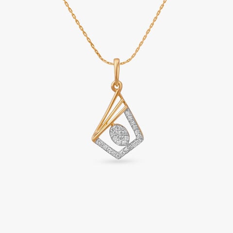 Twilight Trail Diamond Pendant and Earrings Set