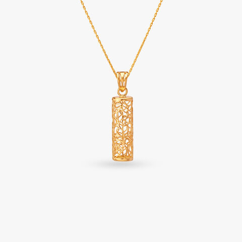Delicate Gold Pendant