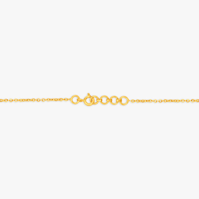 Serene Snail Pendant with Chain for Kids,,hi-res image number null