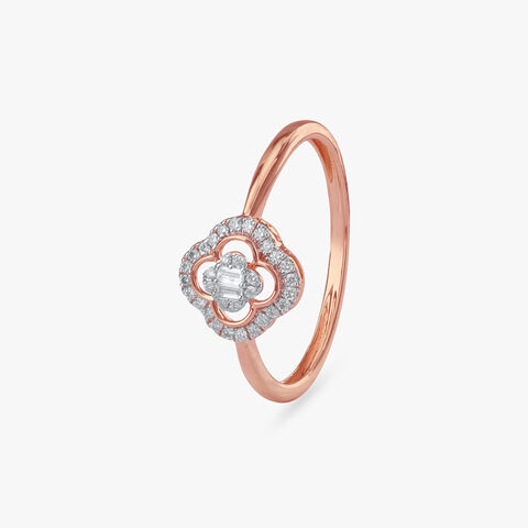 Vintage Bloom Diamond Ring