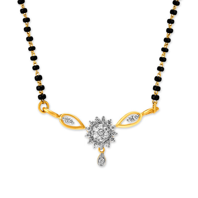 Shimmering Diamond Mangalsutra,,hi-res image number null