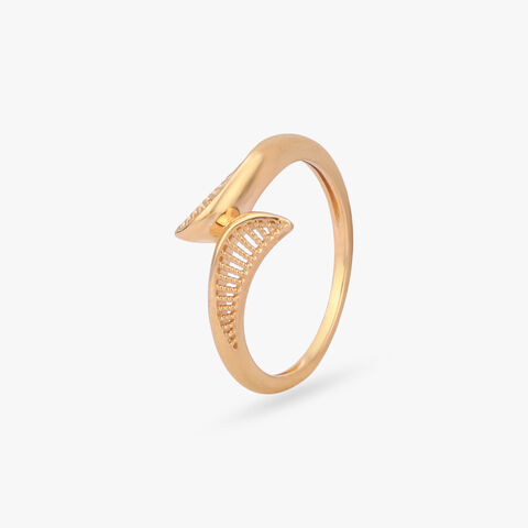 Twin Wing Gold Ring