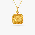 Dainty Engraved Rakhi Pendant,,hi-res image number null